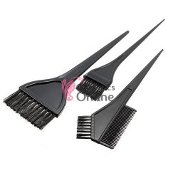 Pensule pentru vopsit parul, set de 3 bucati MJ 1032640